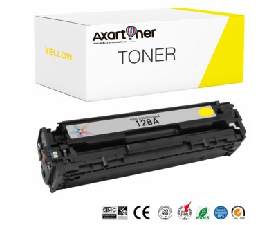 Compatible HP CE322A / 128A Amarillo Cartucho de Toner