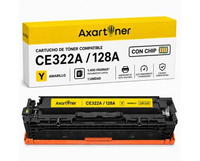 Compatible HP CE322A / 128A Amarillo Cartucho de Toner