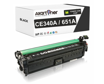 Compatible HP CE340A / 651A Negro Cartucho de Toner para LaserJet Enterprise 700 Color MFP M775, MFP M775dn, MFP M775f, MFP M775z, MFP M775z+