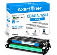 Compatible HP CE341A / 651A Cyan Cartucho de Toner para LaserJet Enterprise 700 Color MFP M775, MFP M775dn, MFP M775f, MFP M775z, MFP M775z+