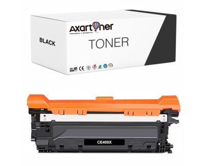 Compatible HP CE400X / CE400A - 507X / 507A Negro Cartucho de Toner