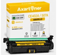 Compatible HP CE402A / 507A Amarillo Cartucho de Toner para HP LaserJet Enterprise 500 Color M551 M551N M551DN M551XH M575f M575c M575dn M570dw M570dn