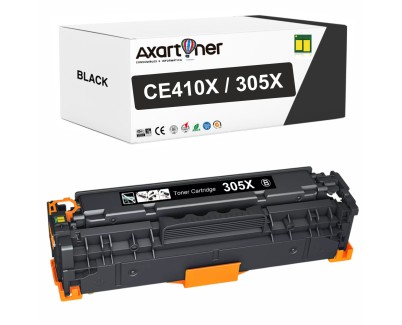 Compatible HP CE410X / 305X Negro Cartucho de Toner para HP LaserJet Pro 400 Color MFP M475dn MFP M475dw M451dn M451nw M451dw Pro 300 Color MFP M375nw