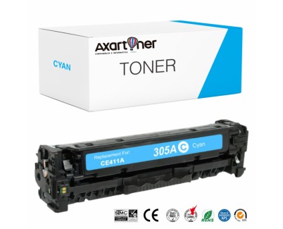 Compatible HP CE411A Cyan Cartucho de Toner 305A