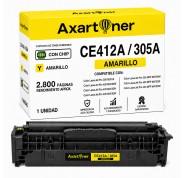 Compatible HP CE412A / 305A Amarillo Cartucho de Toner para HP LaserJet Pro 400 Color MFP M475dn MFP M475dw M451dn M451nw M451dw Pro 300 Color MFP M375nw