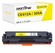 Compatible HP CE412A / 305A Amarillo Cartucho de Toner para HP LaserJet Pro 400 Color MFP M475dn MFP M475dw M451dn M451nw M451dw Pro 300 Color MFP M375nw