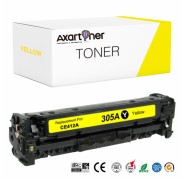 Compatible HP CE412A Amarillo Cartucho de Toner 305A