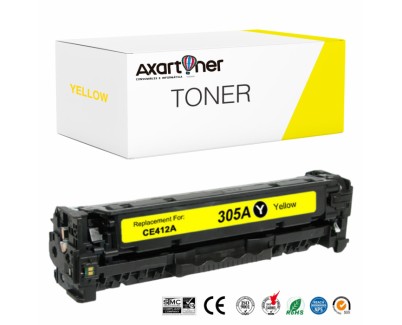 Compatible HP CE412A Amarillo Cartucho de Toner 305A