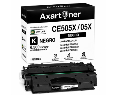 Compatible HP CE505X / 05X Negro Cartucho de Toner para HP LaserJet P2030 P2055 P2035N P2035 P2055D P2055DN P2055X