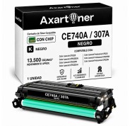 Compatible HP CE740A / 307A Negro Cartucho de Toner para  HP Color LaserJet CP5220, CP5225, Color LaserJet Professional CP5225n, CP5225dn