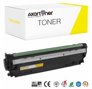 Compatible HP CE742A / 307A Amarillo Cartucho de Toner para HP Color LaserJet CP5225, CP5200, CP5220