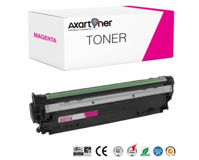 Compatible HP CE743A / 307A Magenta Cartucho de Toner para HP Color LaserJet CP5225, CP5200, CP5220