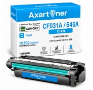 Compatible HP CF031A / 646A Cyan Cartucho de Toner para HP Color LaserJet Enterprise CM4540 MFP, CM4540f MFP, CM4540fskm MFP