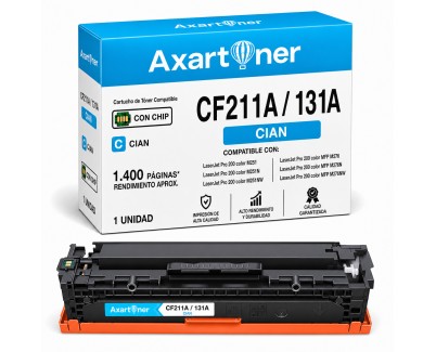 Compatible HP CF211A / 131A Cyan Cartucho de Toner
