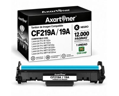 Compatible HP CF219A Tambor de Imagen 19A (Drum) para Laserjet Pro M102a M102w MFP M130a M130fn M130fw M130nw