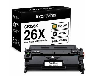 Compatible HP CF226X / 26X Negro Cartucho de Toner para HP LaserJet Pro M402dn, M402n, M402d, M426dw, M426fdn, M426fdw, M402dne, M402dw, M402m, M426m