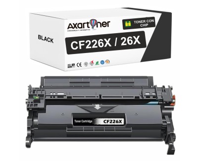 Compatible HP CF226X / 26X Negro Cartucho de Toner para HP LaserJet Pro M402dn, M402n, M402d, M426dw, M426fdn, M426fdw, M402dne, M402dw, M402m, M426m