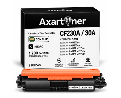 Compatible HP CF230A / 30A Negro Cartucho de Toner para HP LaserJet Pro M203dw, M203dn, M227fdw, M227fdn, M227sdn