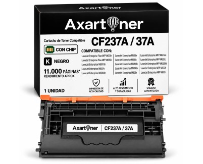 Compatible HP CF237A / 37A Negro Cartucho de Toner para LaserJet Enterprise M607, M608, M609 / MFP M631, MFP M632, MFP M633