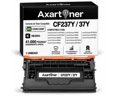 Compatible HP CF237Y / 37Y Negro Cartucho de Toner para LaserJet Enterprise M608, M609 / MFP M631, MFP M632, MFP M633