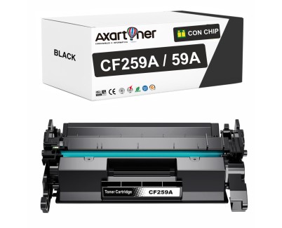 Compatible HP CF259A / 59A - CON CHIP - Negro Cartucho de Toner para HP LaserJet Pro M304a, M404dn, M404dw, M404n, MFP M428dw, MFP 428fdn, MFP M428fdw, Enterprise M406dn, MFP M430f