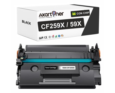 Compatible HP CF259X / 59X - CON CHIP - Negro Cartucho de Toner para HP LaserJet Pro M304a, M404dn, M404dw, M404n, MFP M428dw, MFP 428fdn, MFP M428fdw, Enterprise M406dn, MFP M430f
