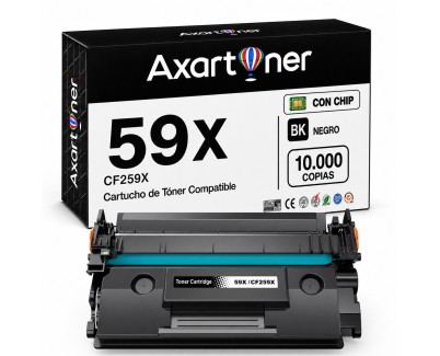 Compatible HP CF259X / 59X - CON CHIP - Negro Cartucho de Toner para HP LaserJet Pro M304a, M404dn, M404dw, M404n, MFP M428dw, MFP 428fdn, MFP M428fdw, Enterprise M406dn, MFP M430f