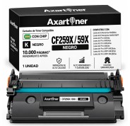 Compatible HP CF259X / 59X - CON CHIP - Negro Cartucho de Toner para HP LaserJet Pro M304a, M404dn, M404dw, M404n, MFP M428dw, MFP 428fdn, MFP M428fdw, Enterprise M406dn, MFP M430f