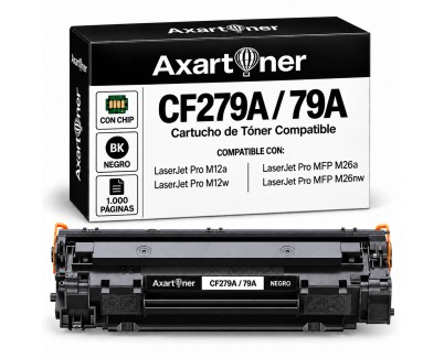 Compatible HP CF279A / 79A Negro Cartucho de Toner para HP LaserJet Pro M12a / M12w / MFP M26a / MFP M26nw