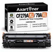 Compatible HP CF279A XL / 79X Negro Cartucho de Toner Alta Capacidad / Jumbo para HP LaserJet Pro M12a / M12w / MFP M26a / MFP M26nw