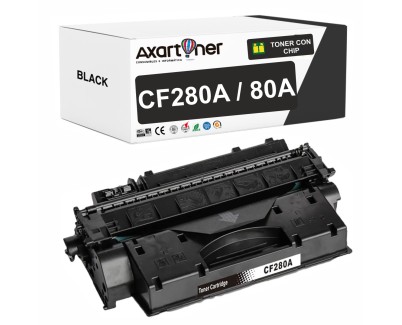 Compatible HP CF280A / 80A Negro Cartucho de Toner para HP LaserJet Pro 400 M401a, 400 M401d, 400 M401dn, 400 M401dw, 400 MFP M425dn, 400 MFP M425dw, 400 M401dne