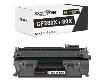 Compatible HP CF280X / 80X Negro Cartucho de Toner para HP Laserjet Pro 400 M401a, 401d, M401dn, M401dw, M401dne 400 MFP M425dn, 400 MFP M425dw