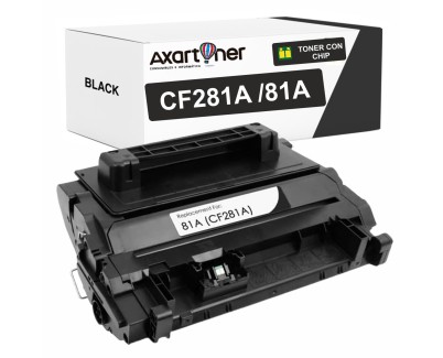 Compatible HP CF281A / 81A Negro Cartucho de Toner para HP LaserJet Enterprise serie M606, M605, M604, MFP M630 / HP LaserJet Enterprise Flow MFP M630z