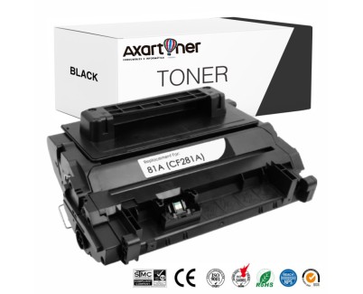 Compatible HP CF281A / 81A Negro Cartucho de Toner para HP LaserJet Enterprise M605, M606, MFP M630