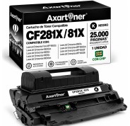 Compatible HP CF281X / 81X Negro Cartucho de Toner para HP LaserJet Enterprise Flow MFP M630z, M605dn, M605n, M605x, M606dn, M606x, MFP M630dn, MFP M630f, MFP M630h