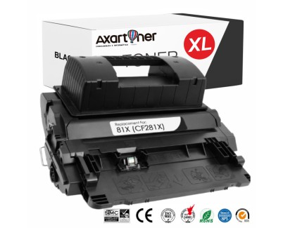 Compatible HP CF281X / 81X Negro Cartucho de Toner para HP LaserJet Enterprise M605, M606, MFP M630