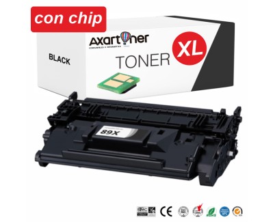 Compatible HP CF289X / 89X - CON CHIP - Negro Cartucho de Toner para HP Enterprise M507, M528