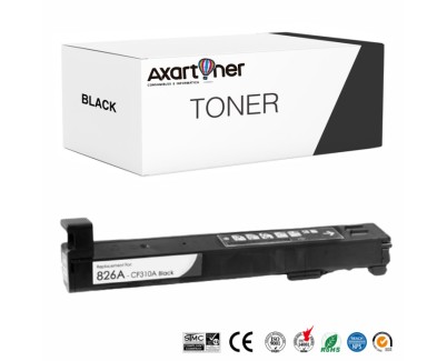 Compatible HP CF310A / 826A Negro Cartucho de Toner para HP LaserJet Enterprise M850, M855DN, M855X, M855XH