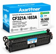 Compatible HP CF321A / 653A Cyan Cartucho de Toner para HP Color LaserJet Enterprise MFP M680DN M680F M680Z LaserJet Enterprise Flow MFP M680dn M680f M680z