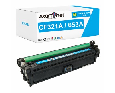 Compatible HP CF321A / 653A Cyan Cartucho de Toner para HP Color LaserJet Enterprise MFP M680DN M680F M680Z LaserJet Enterprise Flow MFP M680dn M680f M680z