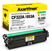 Compatible HP CF322A / 653A Amarillo Cartucho de Toner para HP Color LaserJet Enterprise MFP M680DN M680F M680Z LaserJet Enterprise Flow MFP M680dn M680f M680z