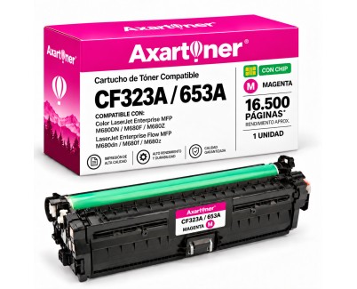 Compatible HP CF323A / 653A Magenta Cartucho de Toner para HP Color LaserJet Enterprise MFP M680DN M680F M680Z LaserJet Enterprise Flow MFP M680dn M680f M680z