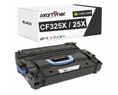 Compatible HP CF325X / 25X Negro Cartucho de Toner para HP LaserJet Enterprise Flow MFP M830z, M806dn, M806x Plus, Managed Flow MFP M830zm