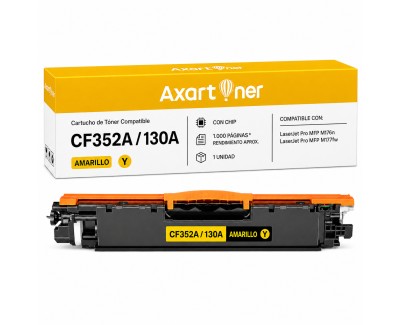 Compatible HP CF352A / 130A Amarillo Cartucho de Toner para HP Color LaserJet Pro MFP M176 M176FN M177 M177FW M176n