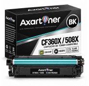 Compatible HP CF360X / 508X Negro Cartucho de Toner para HP Color LaserJet Enterprise M552dn M553dn M553n M553x LaserJet Enterprise M577c M577dn M577f