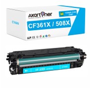 Compatible HP CF361X / 508X Cyan Cartucho de Toner para HP Color LaserJet Enterprise M552dn M553dn M553n M553x LaserJet Enterprise M577c M577dn M577f