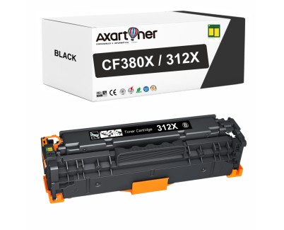 Compatible HP CF380X / 312X Negro Cartucho de Toner para HP Color LaserJet Pro MFP M476dn / M476dw / M476nw