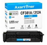 Compatible HP CF381A / 312A Cyan Cartucho de Toner para HP Color LaserJet Pro MFP M476dn / M476dw / M476nw