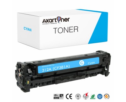 Compatible HP CF381A Cyan Cartucho de Toner 312A