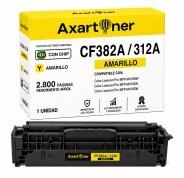 Compatible HP CF382A / 312A Amarillo Cartucho de Toner para HP Color LaserJet Pro MFP M476dn / M476dw / M476nw